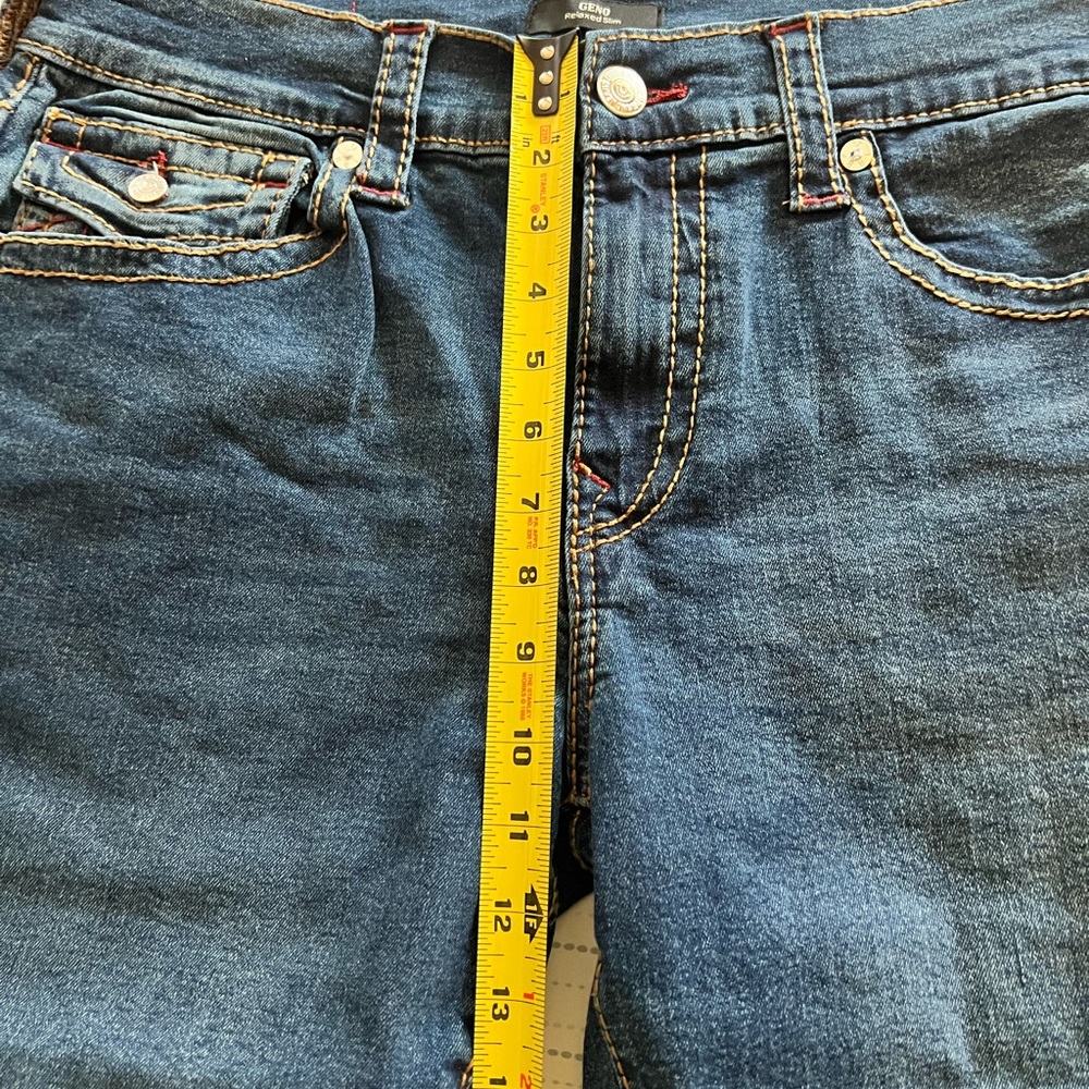True Religion 34 Geno Relaxed Slim Jeans - Picture 12 of 14